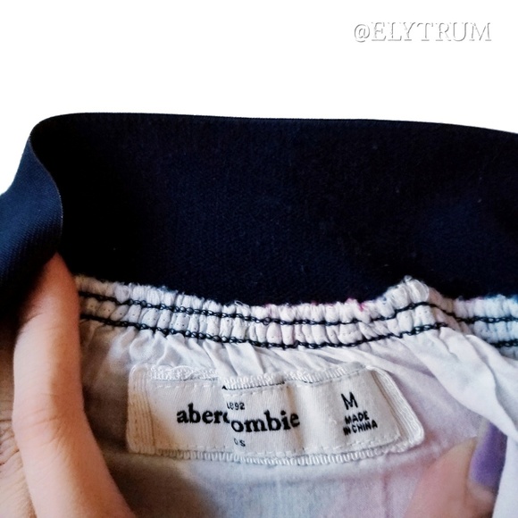 Abercrombie Kids blue floral stretchy skirt - Picture 5 of 5